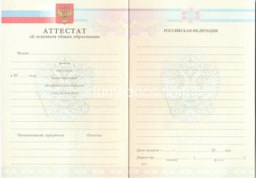 Аттестат за 9 класс 2007-2010 в Тамбове
