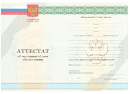 Аттестат за 9 класс 2011-2012 в Тамбове
