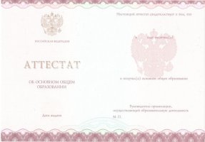 Аттестат за 9 класс 2013-2019 в Тамбове